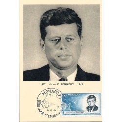 Monako 1964, Prezydent Kennedy. Karta maksimum