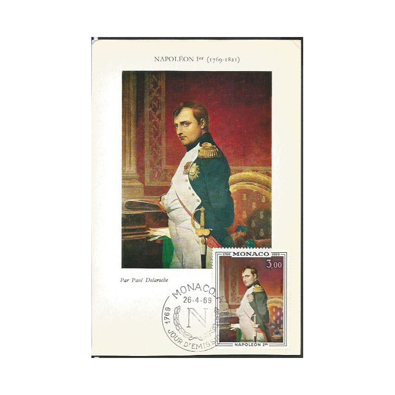 Monako 1969, Napoleon. Karta maksimum