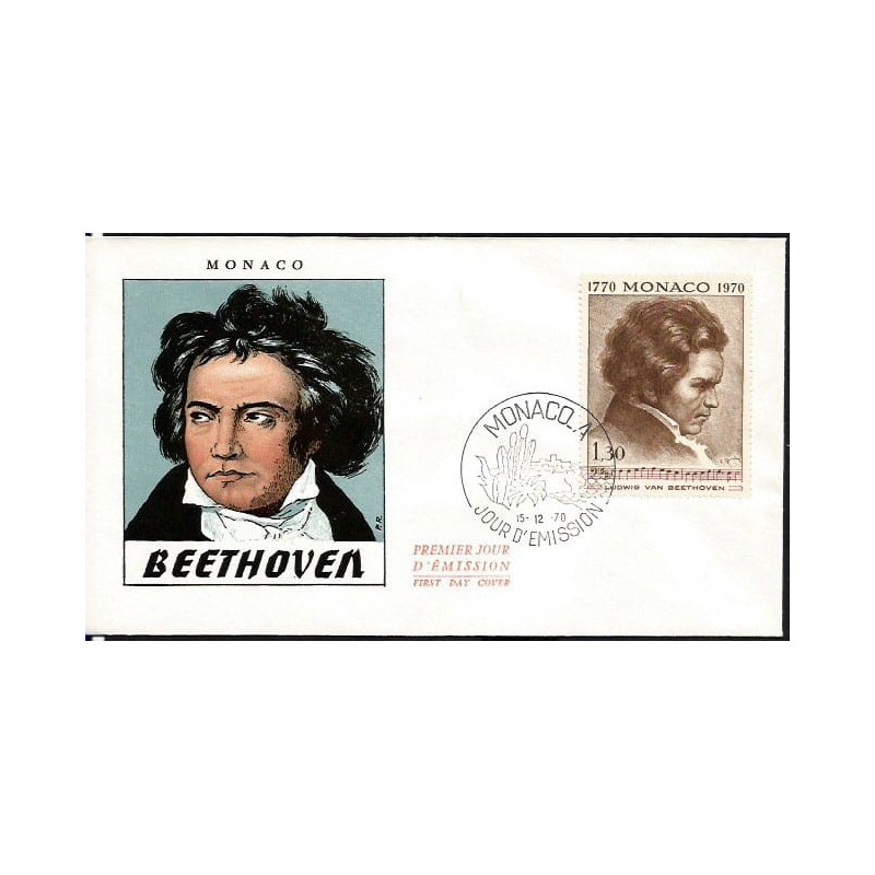 Monako 1970, Muzyka: Beethoven. FDC