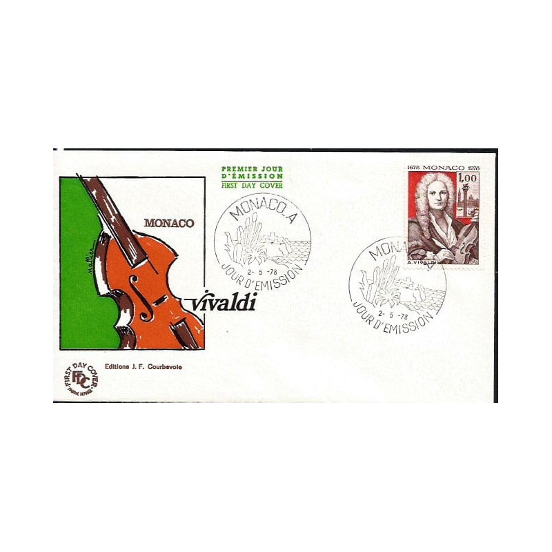 Monako 1978, Muzyka: A. Vivaldi. FDC