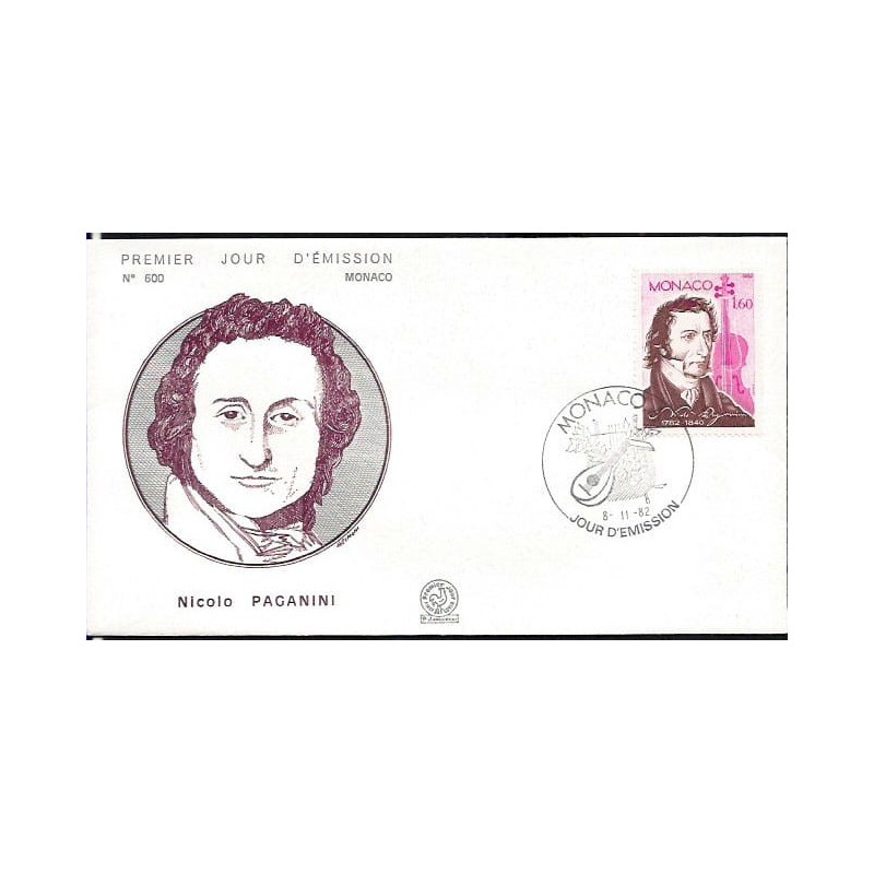 Monako 1982, Muzyka: Paganini. FDC