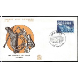 Monako 1984, Muzyka, sala koncertowa. FDC