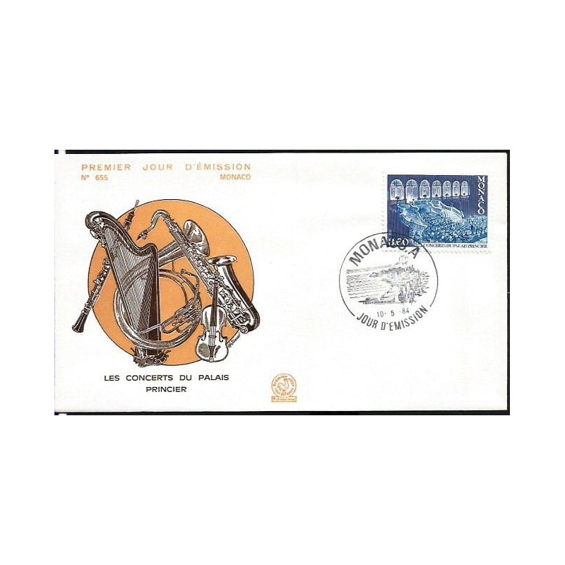 Monako 1984, Muzyka, sala koncertowa. FDC