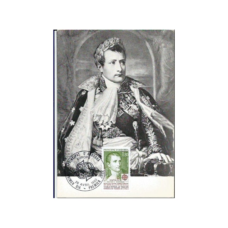 Andora 1980, Napoleon Bonaparte. Karta maksimum