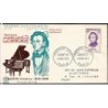 Francja 1956, Muzyka, F. Chopin. FDC