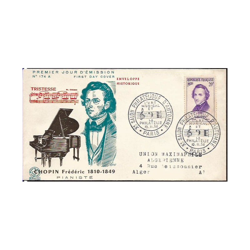 Francja 1956, Muzyka, F. Chopin. Paryż