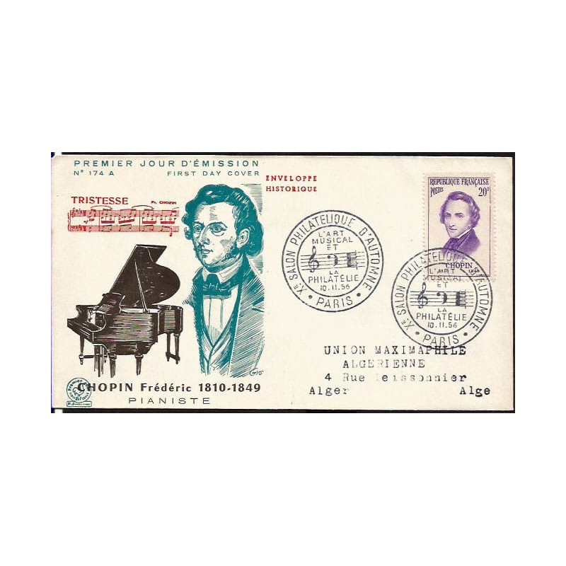 Francja 1956, Muzyka, F. Chopin. Paryż