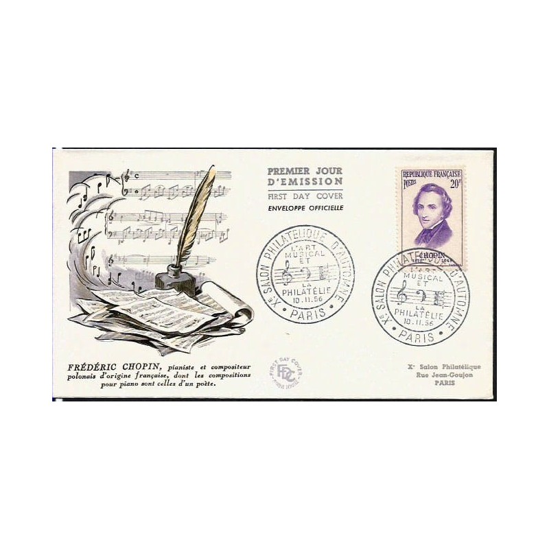 Francja 1956, Muzyka, F. Chopin. Paryż