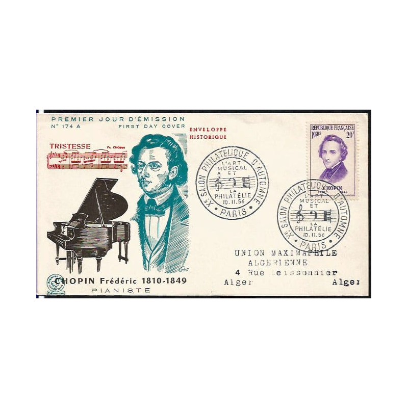 Francja 1956, Muzyka, F. Chopin. Paryż