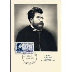 Francja 1960, Muzyka, Bizet. Karta maksimum