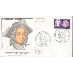 Francja 1968, Muzyka, F. Couperin. FDC