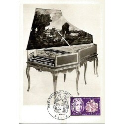 Francja 1968, Muzyka, F. Couperin. Karta maksimum