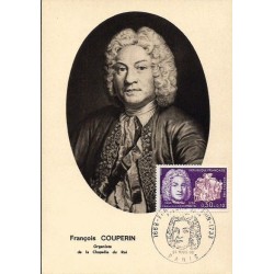 Francja 1968, Muzyka, F. Couperin. Karta maksimum