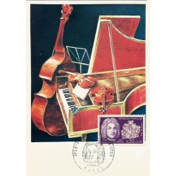 Francja 1968, Muzyka, F. Couperin. Karta maksimum