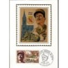 Francja 1969, II wojna, generał Leclerc, czołg. Wyzwolenie Strasburga. Karta maksimum
