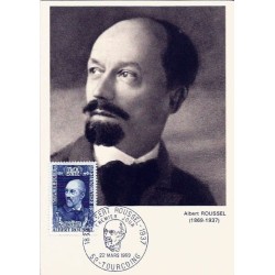 Francja 1969, Muzyka, A. Roussel. Karta maksimum