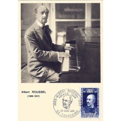 Francja 1969, Muzyka, A. Roussel. Karta maksimum