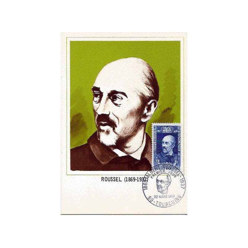 Francja 1969, Muzyka, A. Roussel. Karta maksimum