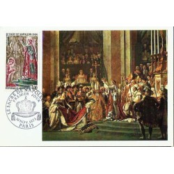 Francja 1973, Napoleon, koronacja. Karta maksimum