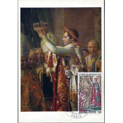 Francja 1973, Napoleon, koronacja. Karta maksimum