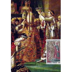 Francja 1973, Napoleon, koronacja. Karta maksimum