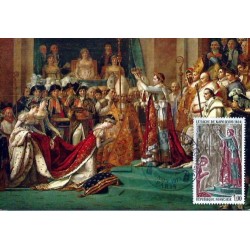 Francja 1973, Napoleon, koronacja. Karta maksimum