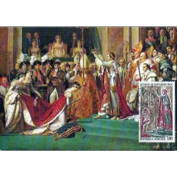 Francja 1973, Napoleon, koronacja. Karta maksimum