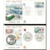 Francja 1979, EUROPA CEPT: poczta, lotnictwo. FDC