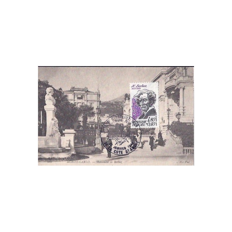 Francja 1983, Muzyka, H. Berlioz. Karta maksimum