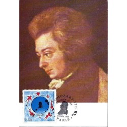 Francja 1991, Muzyka, Mozart. Karta maksimum