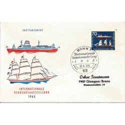 Niemcy 1965, Statek. FDC