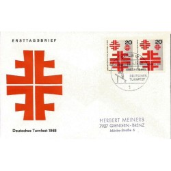 Niemcy 1968, Gimnastyka, zawody. FDC