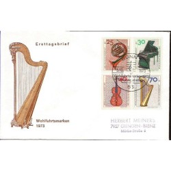 Niemcy 1973, Muzyka, instrumenty. FDC