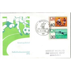 Niemcy 1974, Piłka nożna, MŚ. FDC Bonn
