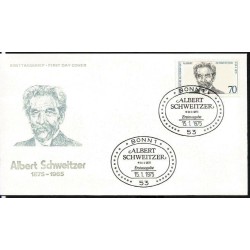Niemcy 1975, A. Schweitzer, muzyka. FDC