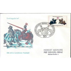 Niemcy 1975, Wesele w Landshut, Jadwiga Jagiellonka. FDC