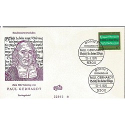 Niemcy 1976, Muzyka, P. Gerhardt. FDC