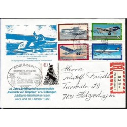 Niemcy 1982, H. von Stephan, UPU. Boblingen, polecony