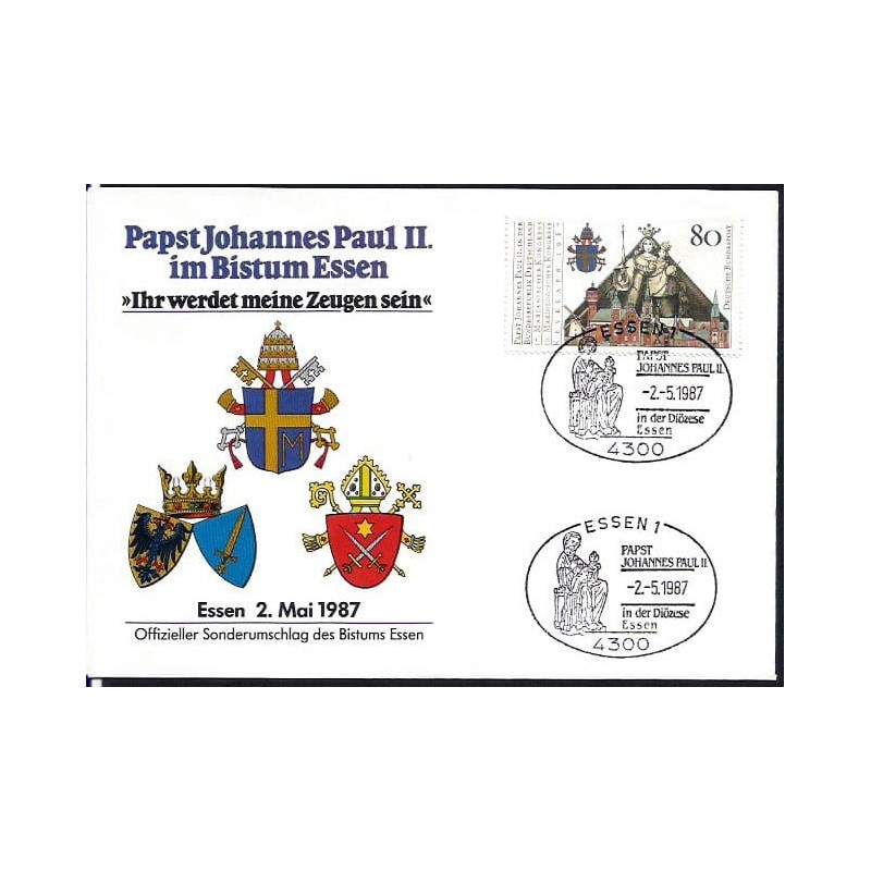 Niemcy 1987, Papież Jan Paweł II. Essen