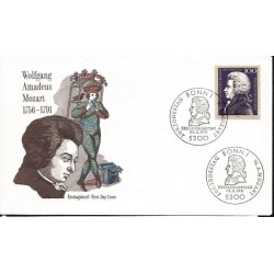 Niemcy 1991, W. A. Mozart, muzyka. FDC
