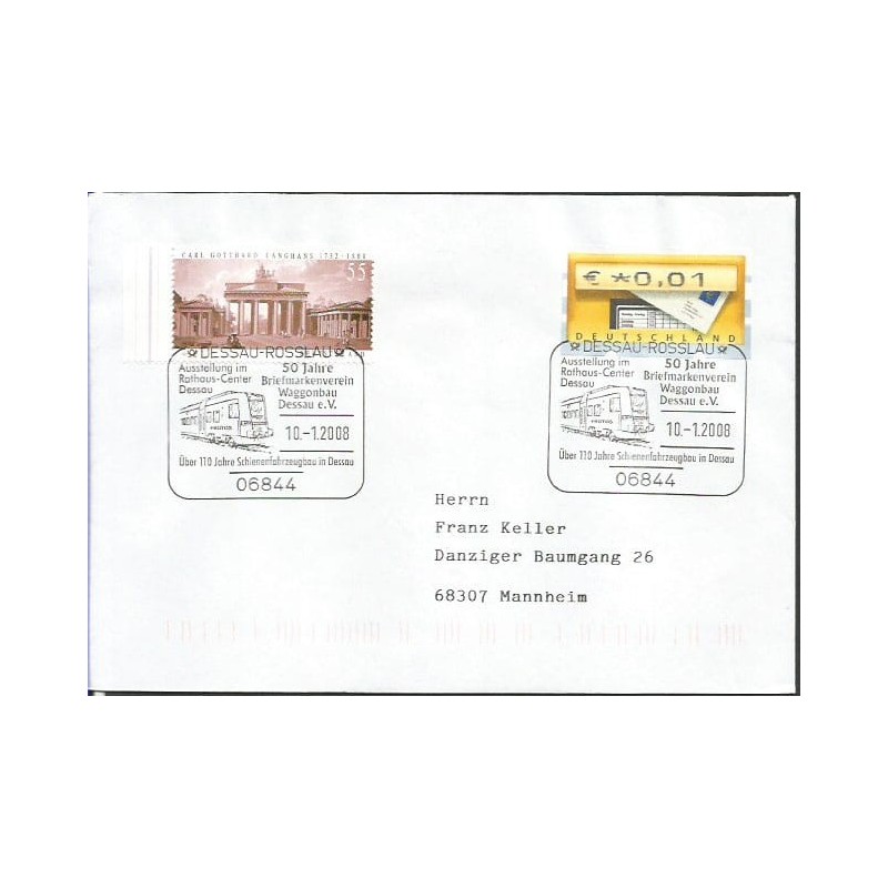 Niemcy 2008, Kolej, pociąg. Dessau