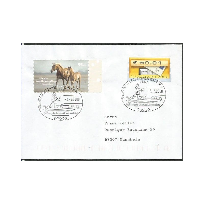 Niemcy 2008, Spływ, flis, poczta. Lehde