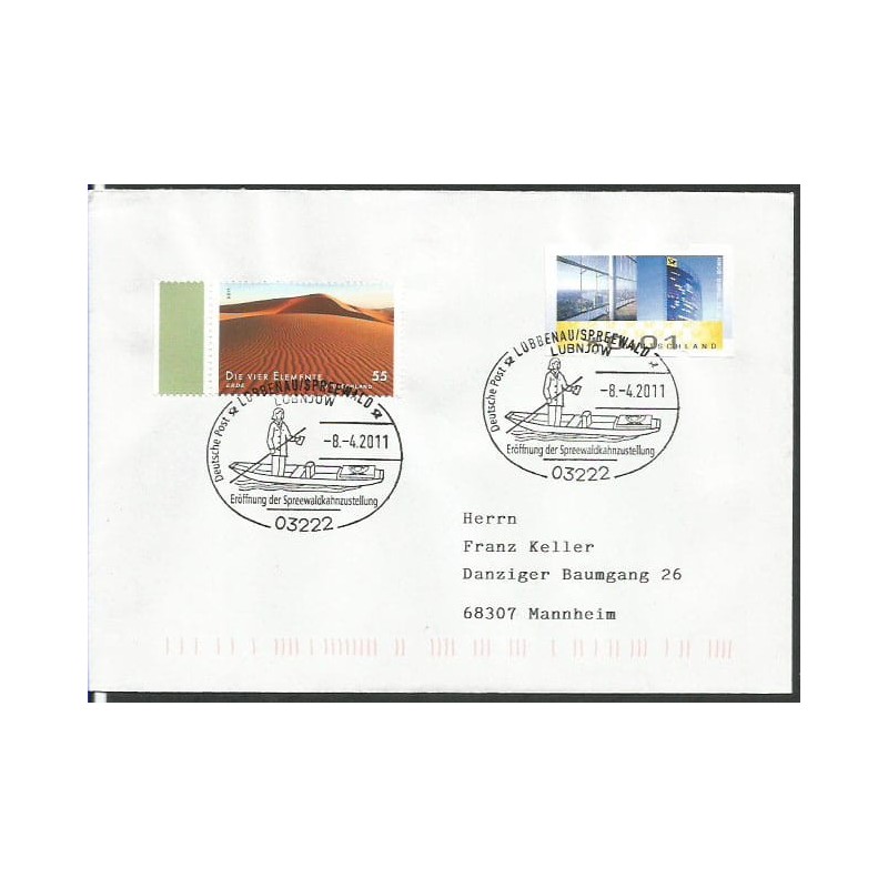 Niemcy 2011, Spływ, flis, poczta. Lubbenau