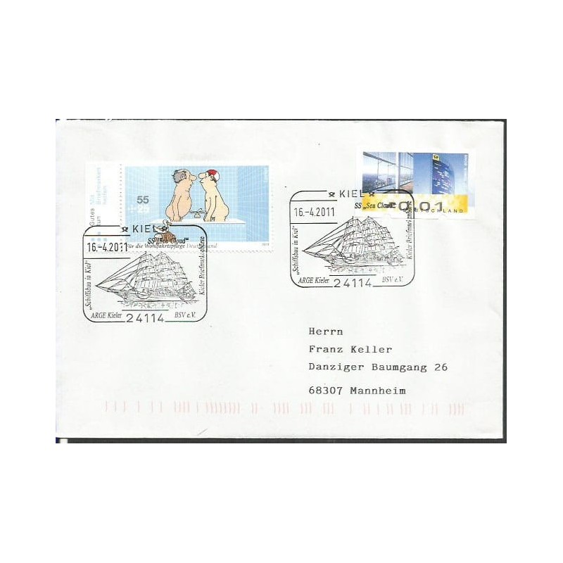 Niemcy 2011, Żaglowiec Sea Cloud. Kilonia