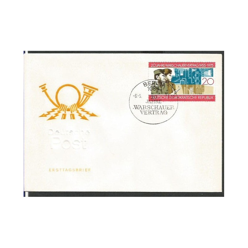 Niemcy NRD 1975, Układ Warszawski. FDC