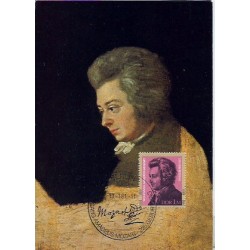 Niemcy NRD 1981, Mozart, muzyka. Karta maksimum