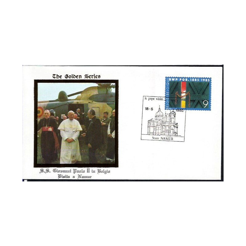 Belgia 1985, Papież Jan Paweł II. Datownik