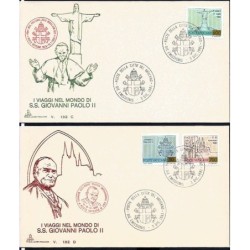 Watykan 1981, Papież Jan Paweł II. 2 FDC