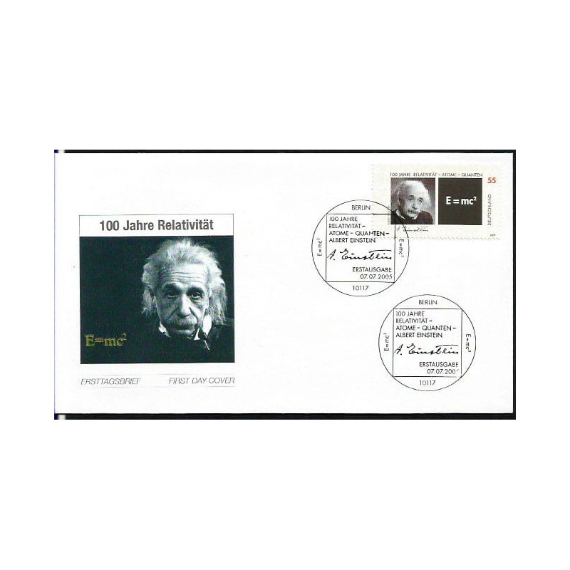 Niemcy 2005, Fizyka, Albert Einstein, Nobel. FDC