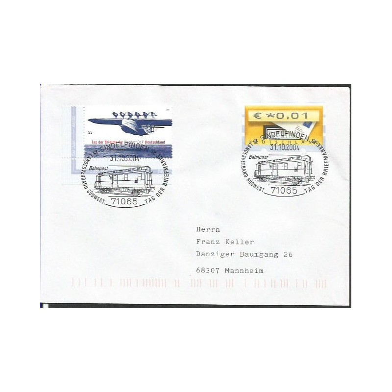 Niemcy 2004, Kolej, wagon. Sindelfingen